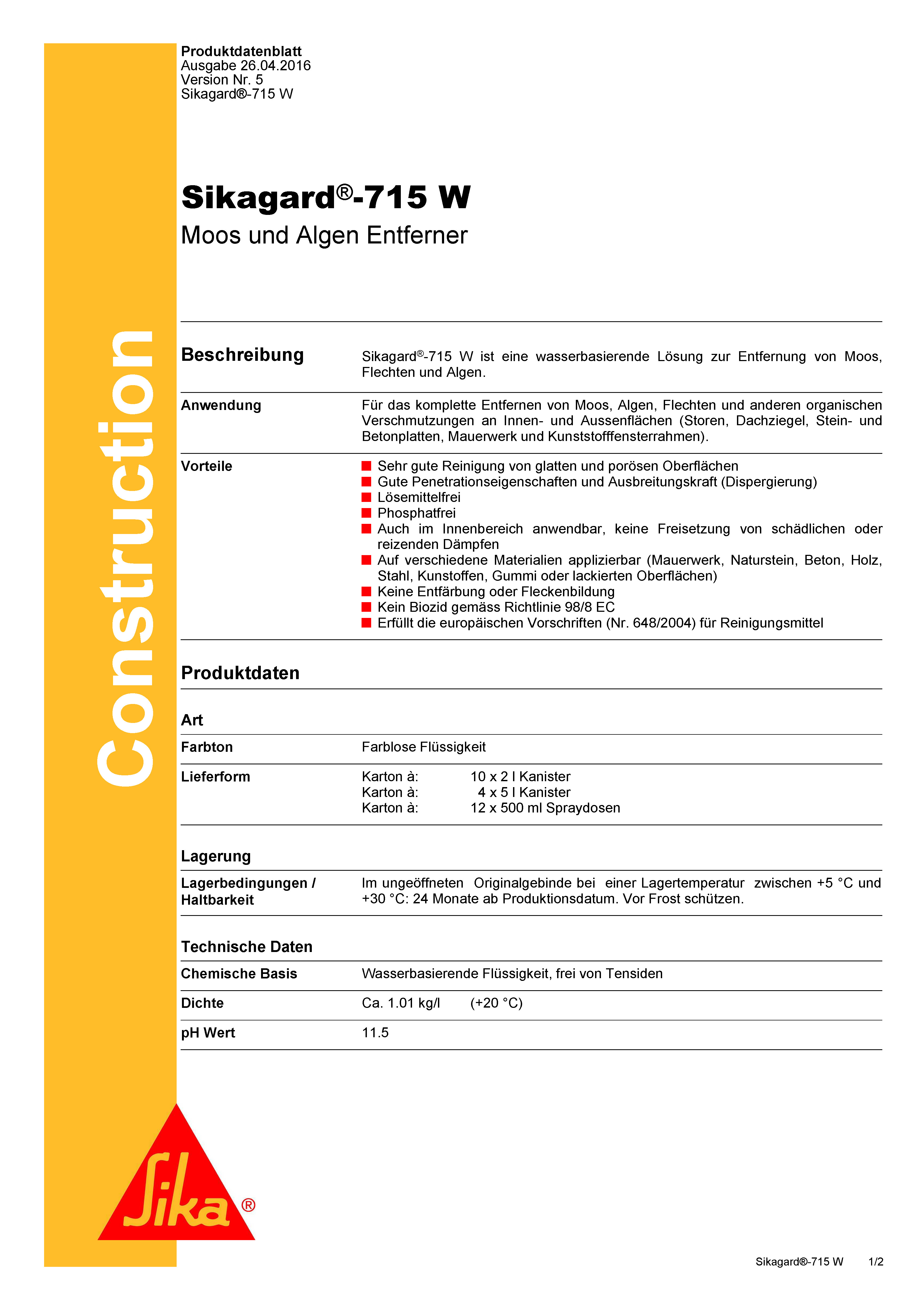 sikagard 715 w seite 1